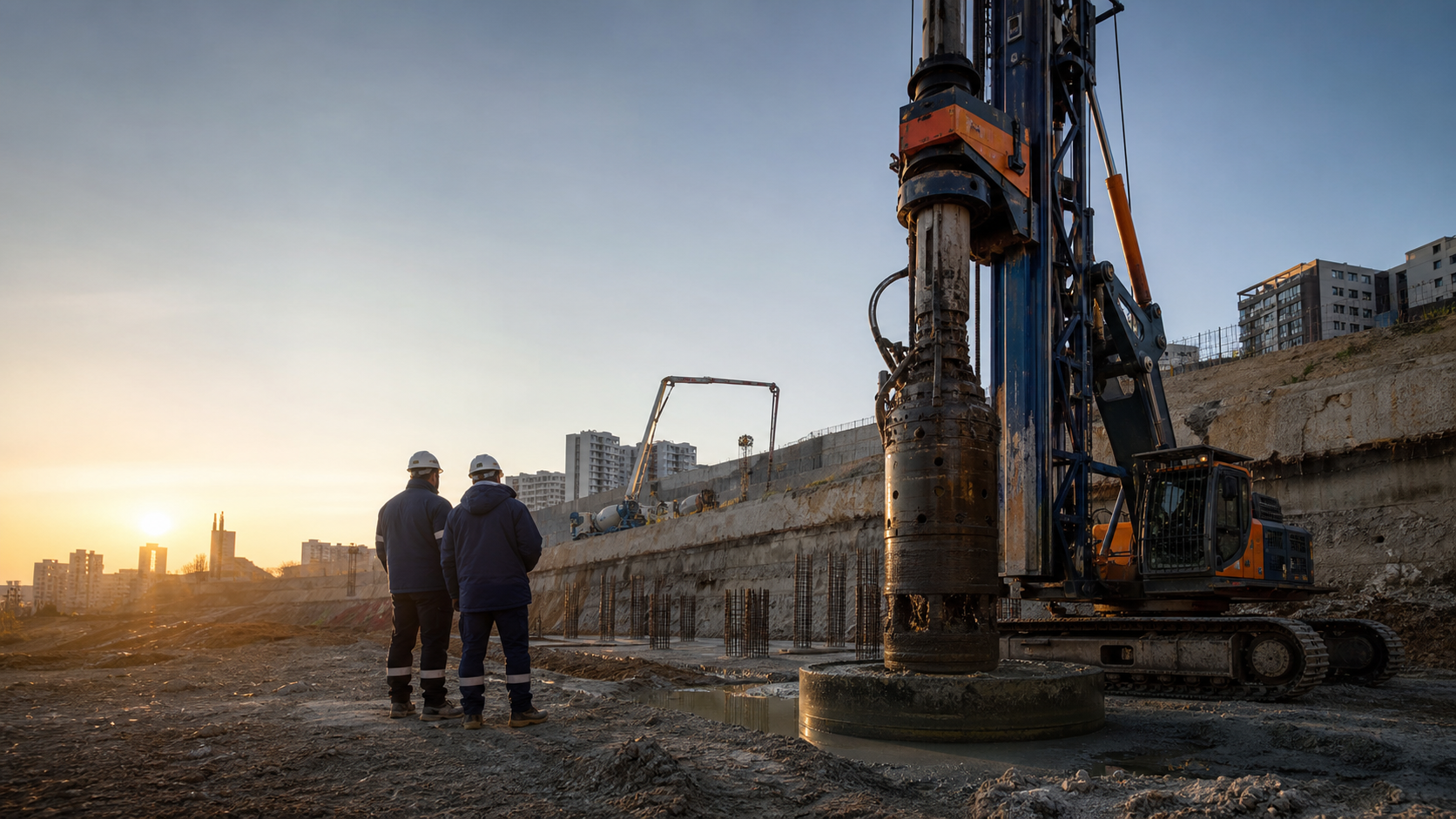 Geoteknik sondaj ve fore kazık uygulama sahası
